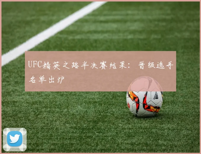 UFC精英之路半决赛结果:晋级选手名单出炉